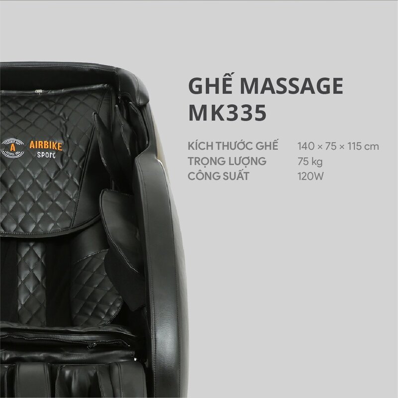 Ghế massage MK335 bi lăn