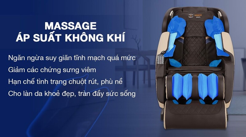 Massage áp suất không khí trên Airbike Sport MK-352