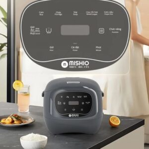nồi cơm điện sứ dưỡng sinh mishio mk365