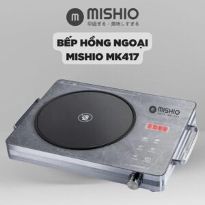Bếp hồng ngoại Mishio MK417 mặt kính cường lực cao cấp