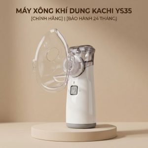 Máy Xông Khí Dung Cầm Tay Kachi YS35: Giải Pháp Hô Hấp Linh Hoạt Mọi Lúc, Mọi Nơi