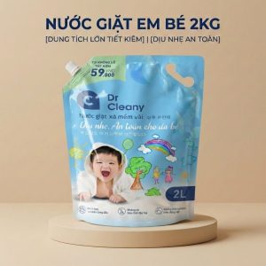 Nước Giặt Cho Bé Dr Cleany 2kg – Dịu Nhẹ, An Toàn Cho Da Nhạy Cảm | Công Nghệ Hàn Quốc MK