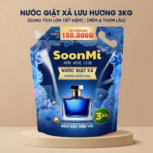Nước Giặt Xả Soonmi 2 Trong 1 3kg Đậm Đặc – Công Nghệ Hạt Lưu Hương Ngọc Trai Lên Tới 3 Tuần MK