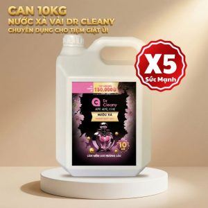 Nước xả Dr Cleany Đen 10KG – Lưu Hương Lâu, Mềm Vải | Chuyên Dụng Giặt Ủi MK