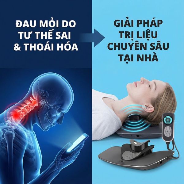 Máy Trị Liệu Cổ Vai Gáy Kachi MK426 - Giải Pháp Giảm Đau Mỏi, Phục Hồi Cột Sống Cổ Tại Nhà 2 Máy Trị Liệu Cổ Vai Gáy Kachi MK426 - Giải Pháp Giảm Đau Mỏi, Phục Hồi Cột Sống Cổ Tại Nhà - Ảnh 2