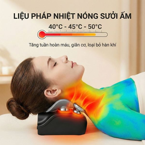Máy Trị Liệu Cổ Vai Gáy Kachi MK426 - Giải Pháp Giảm Đau Mỏi, Phục Hồi Cột Sống Cổ Tại Nhà 3 Máy Trị Liệu Cổ Vai Gáy Kachi MK426 - Giải Pháp Giảm Đau Mỏi, Phục Hồi Cột Sống Cổ Tại Nhà - Ảnh 3